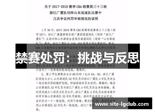 禁赛处罚：挑战与反思